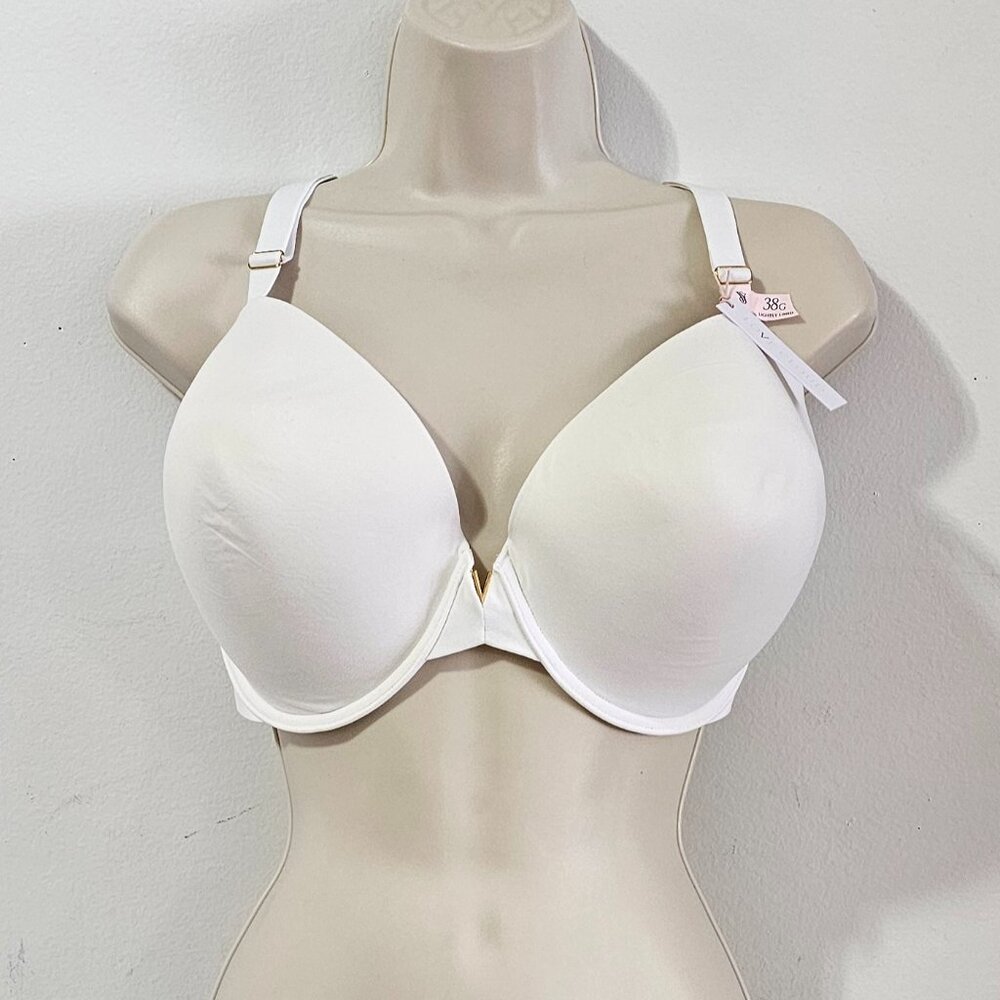 Victoria's Secret Love Cloud Smooth Lightly Lined Demi Bra -White - 38G-26718090